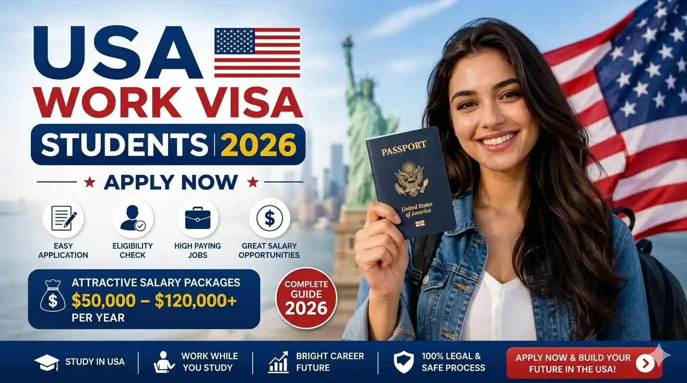 USA Work Visa Students 2026 – Apply Now | Complete Guide with Salary
