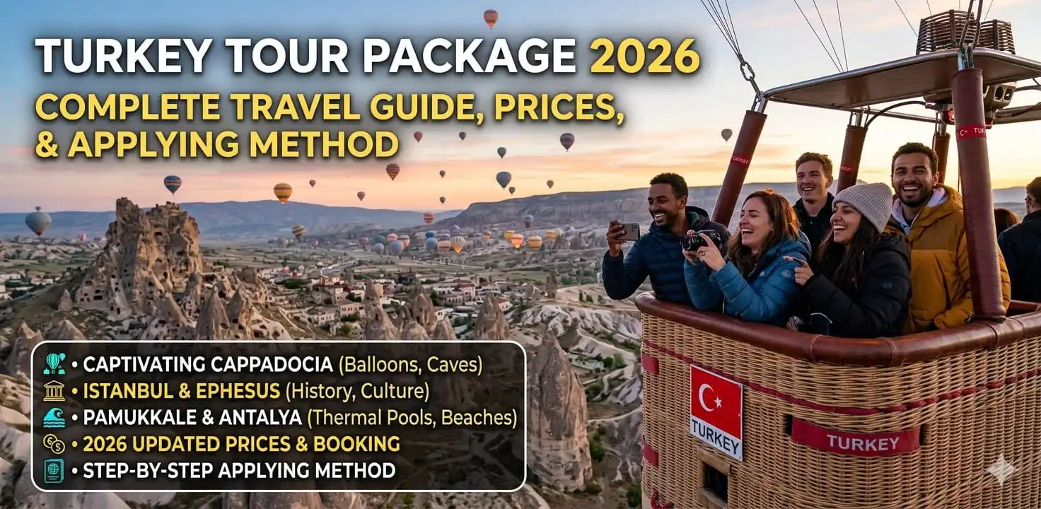 Turkey Tour Package 2026 – Complete Travel Guide, Prices, and Applying Method